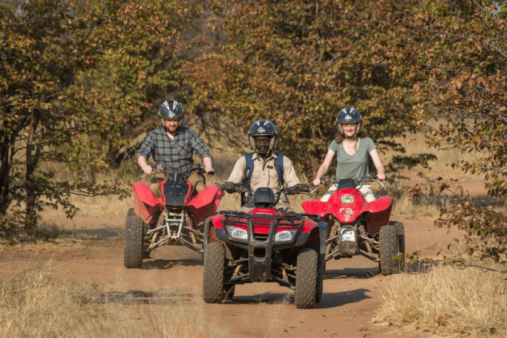 Qaud biking safari in Livingstone