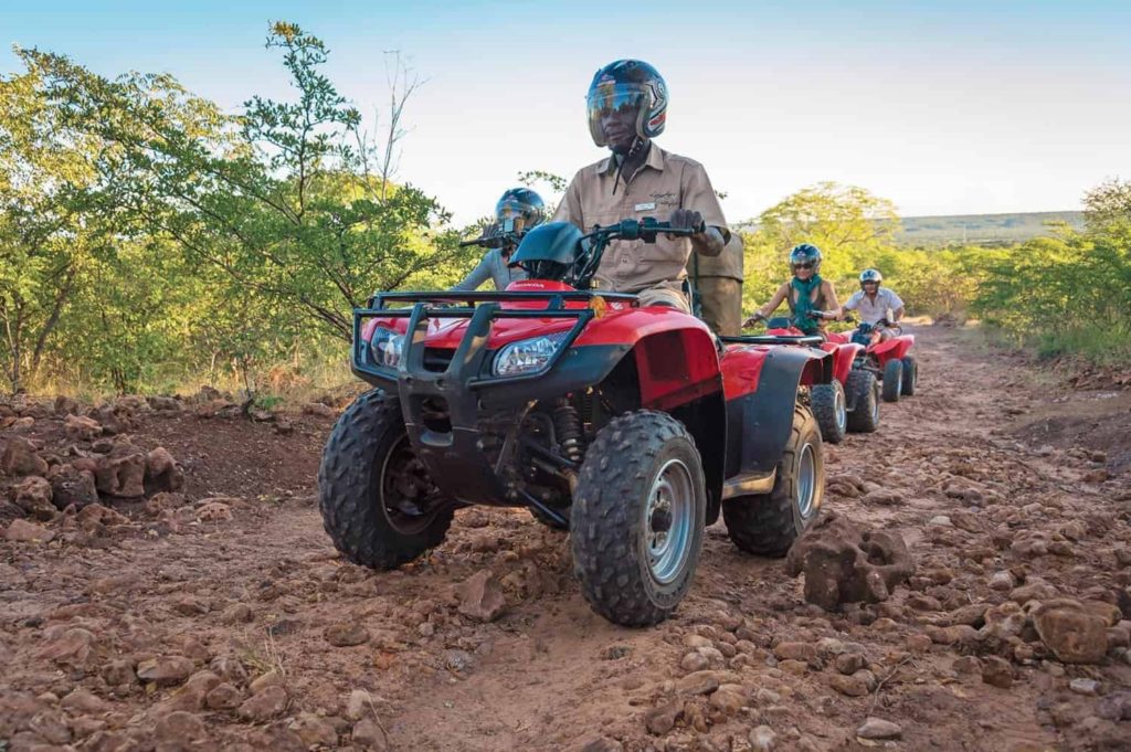 Qaud biking safari in Livingstone