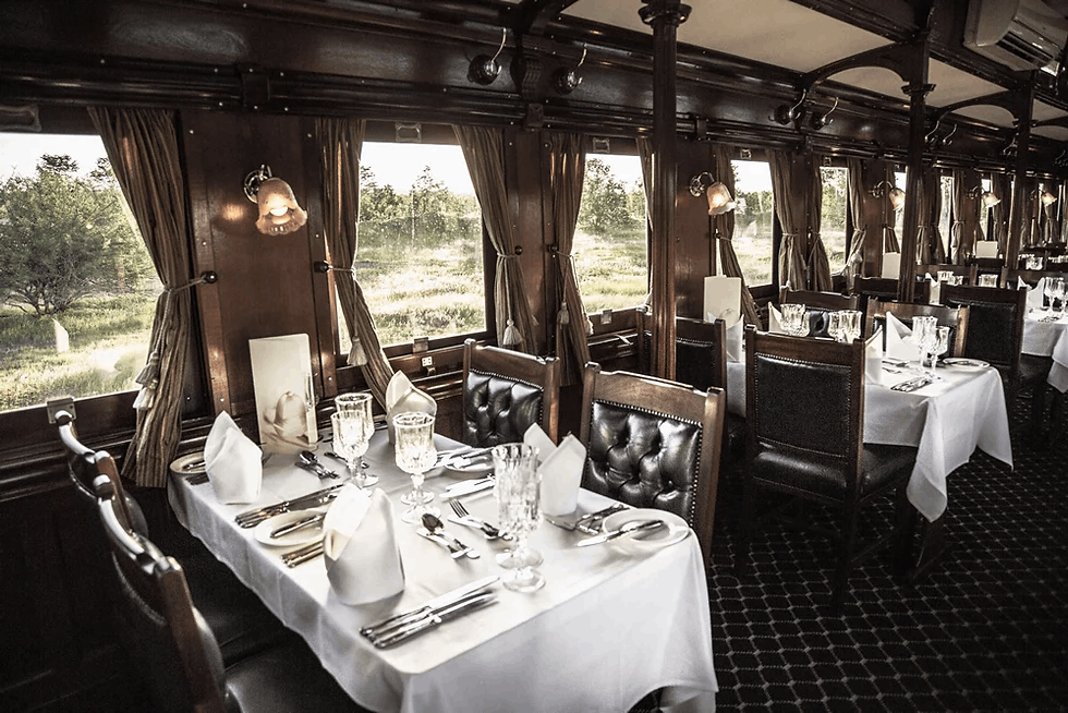 Steam Train Dinner in Livingstone