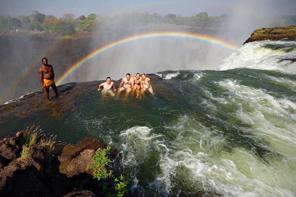 Swimming from Devil’s pool.