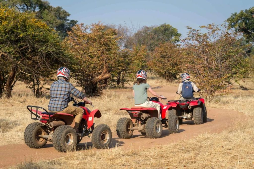 Qaud biking safari in Livingstone