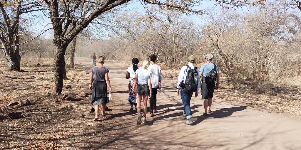 Cultural village tour in Chobe National Park.