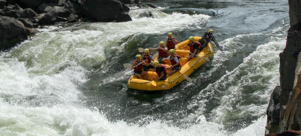 victoria falls white water rafting