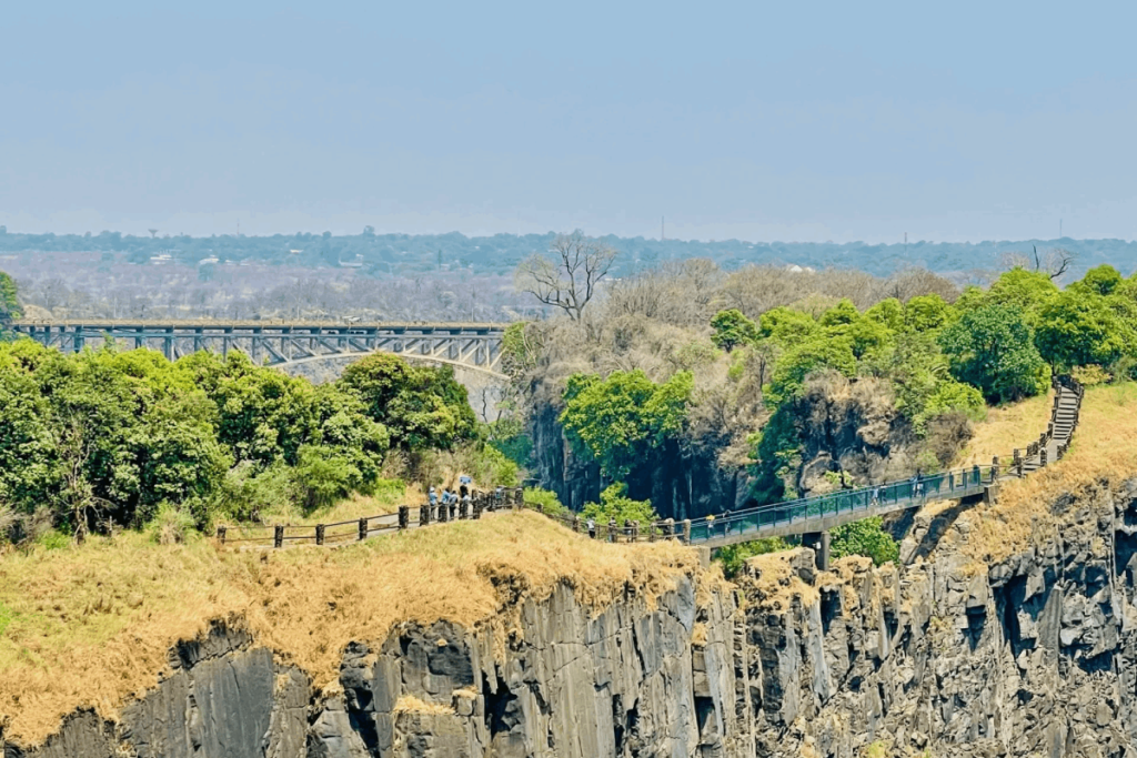 Knife Edge Bridge On Victoria Falls