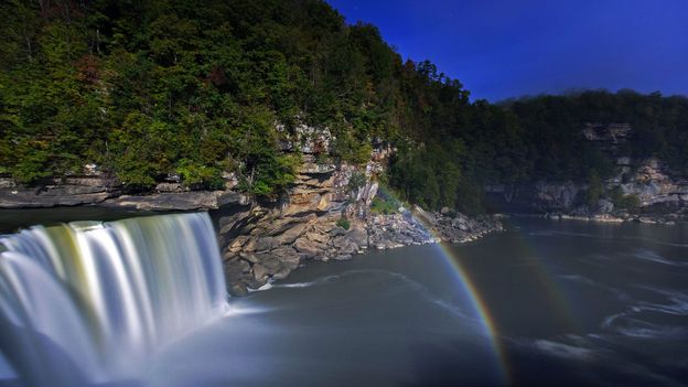 Lunar Rainbow/ Moonbow attraction in Victoria Falls