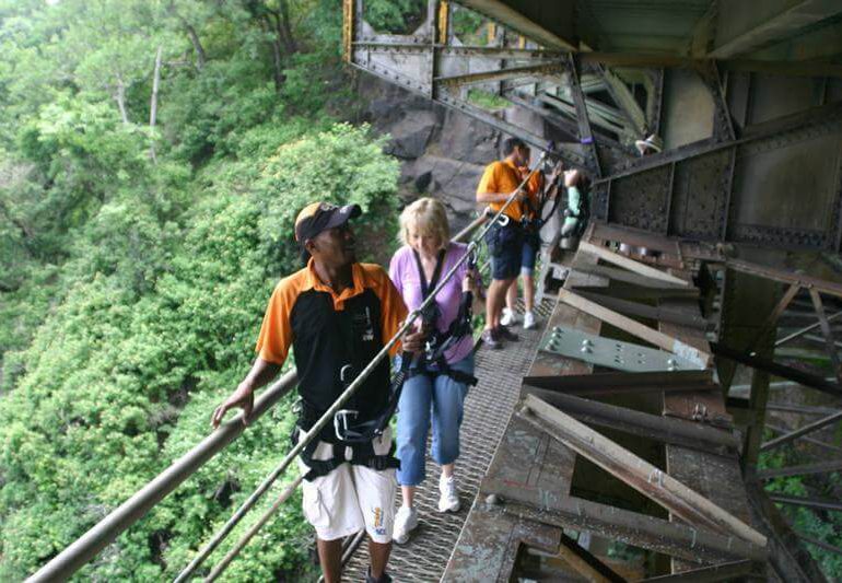 Victoria Falls bridge tour.